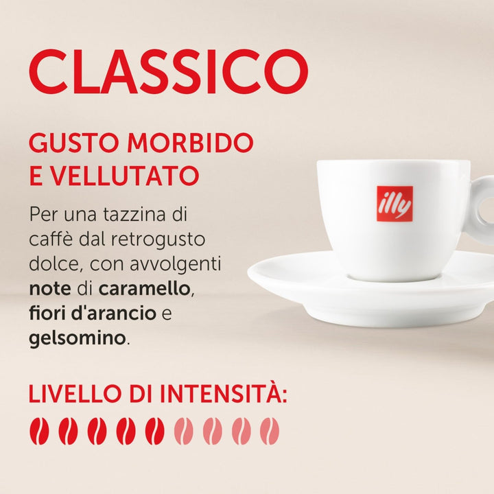 18 Capsule Illy caffè per macchine Iperespresso - Classico