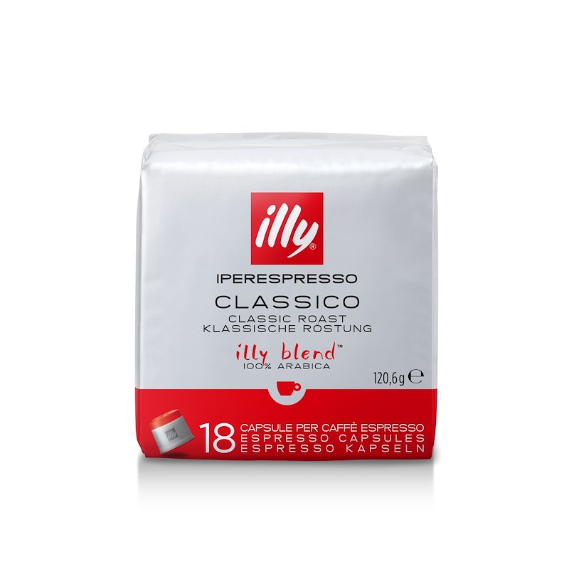 18 Capsule Iperespresso Illy Arabica Tostato Classico – Gusto Equilibrato