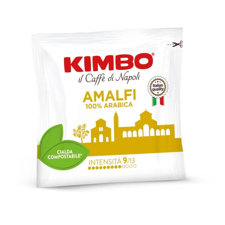 Kimbo Il caffè di Napoli Amalfi - 100 Cialde per macchine da caffè espresso a cialde Ese 44mm