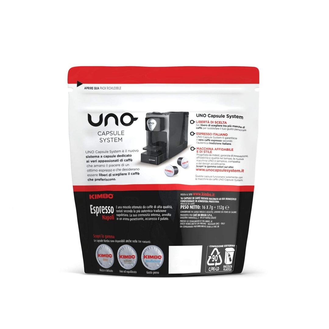 16 Kimbo Uno System Espresso Napoli