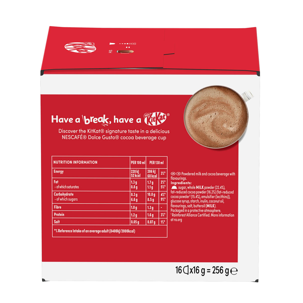 16 Capsule KitKat – Compatibili Dolce Gusto®