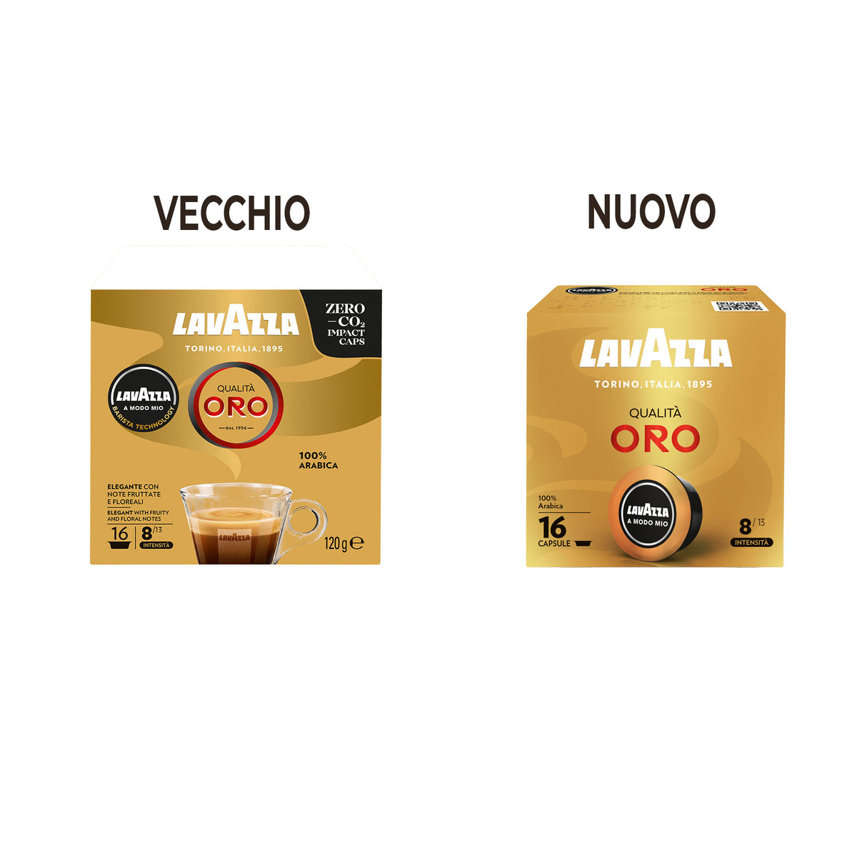 16 Capsule Caffè Lavazza originali Lavazza A Modo Mio - Qualità Oro
