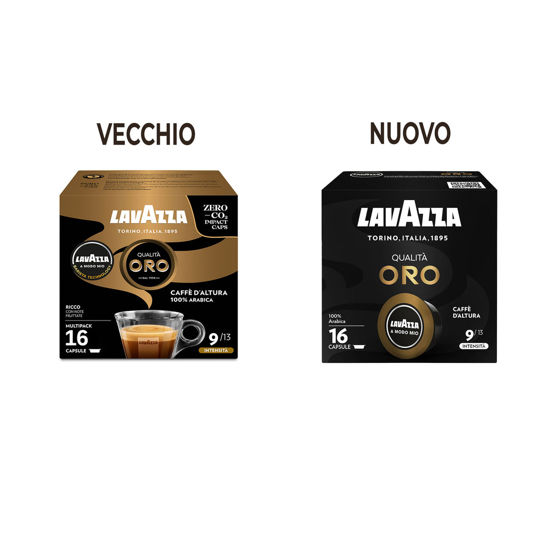 16 Capsule Lavazza A Modo Mio - Qualità Oro caffè D'altura