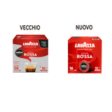 16 Capsule Caffè Lavazza A Modo Mio Qualità Rossa - Intensità 10/13