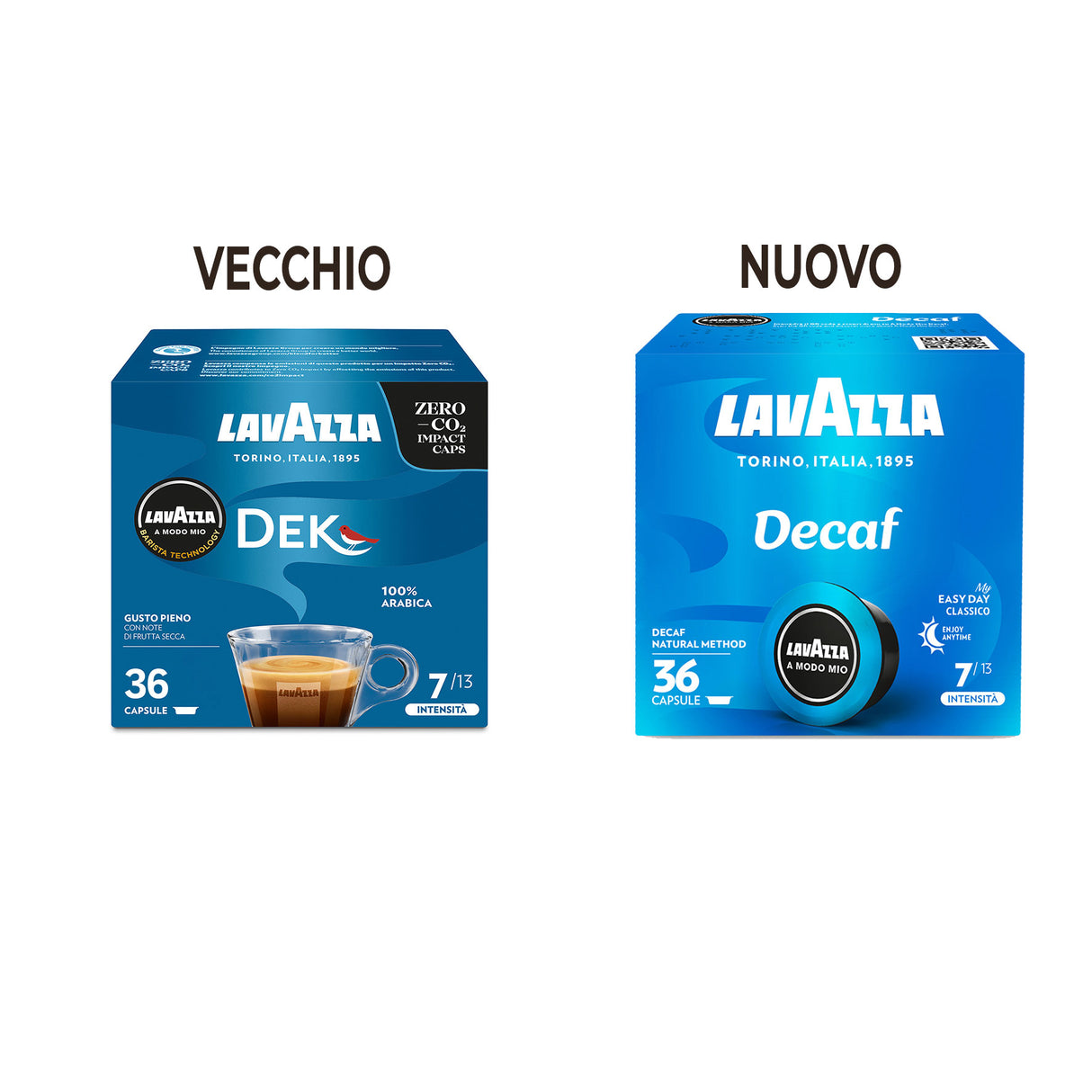 36 Capsule Lavazza A Modo Mio - Decaffeinato Dek