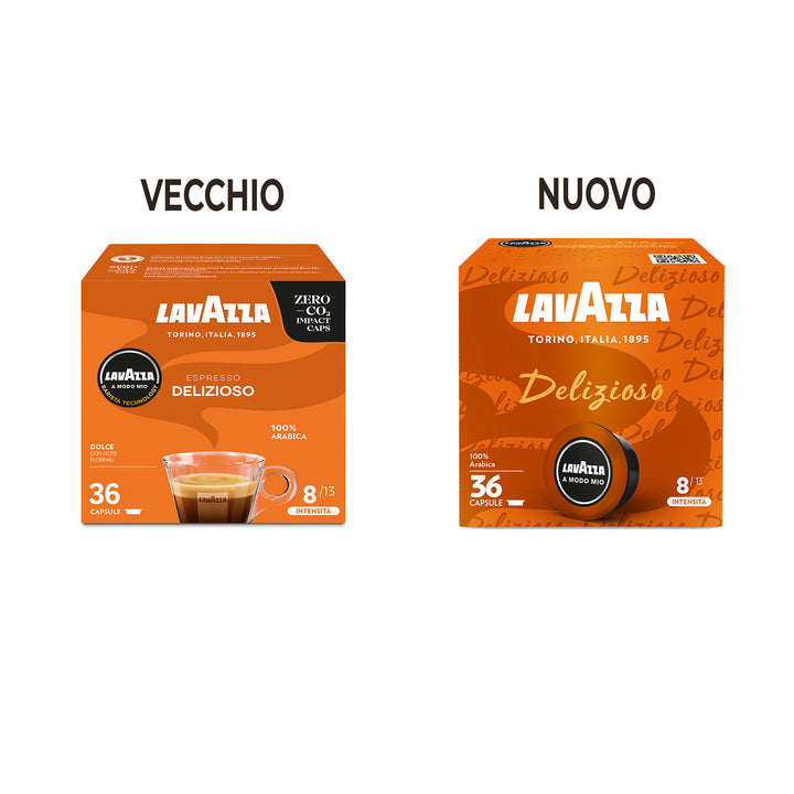 36 Capsule Originali Lavazza A Modo Mio - Caffè Delizioso