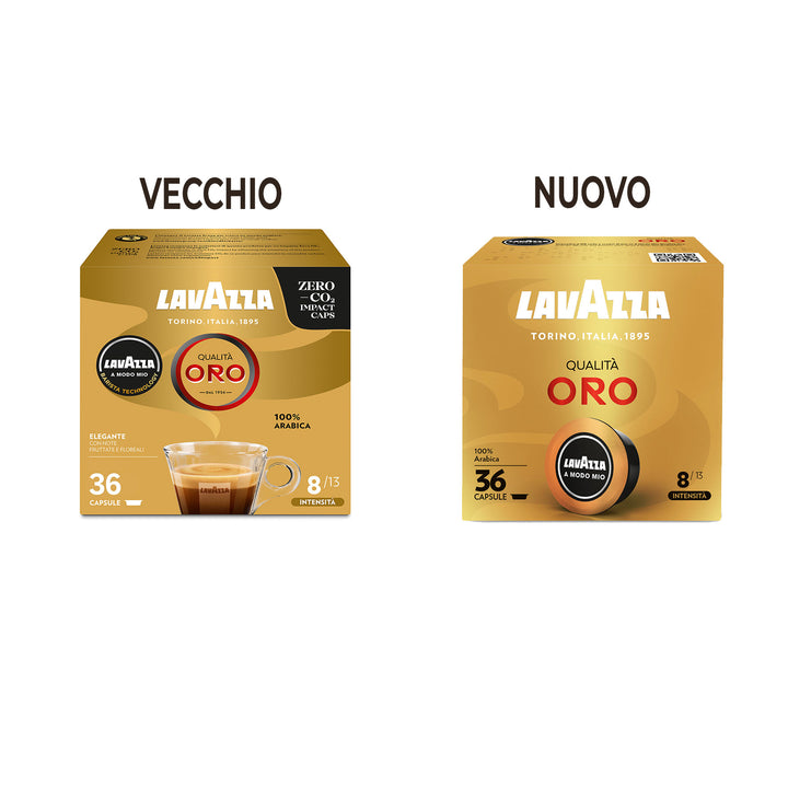 36 Capsule Lavazza A Modo Mio Qualità Oro – 100% Arabica