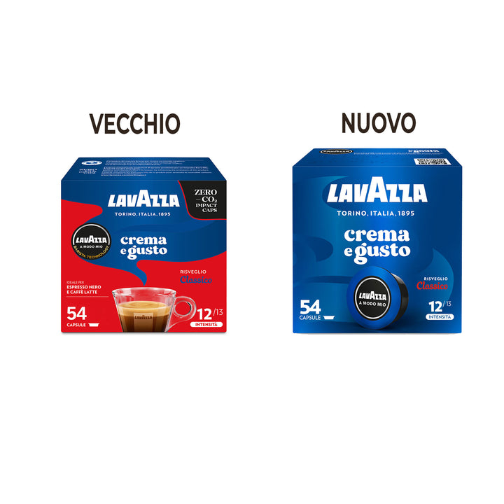 54 Capsule Lavazza A Modo Mio Originali - Crema e Gusto Classico
