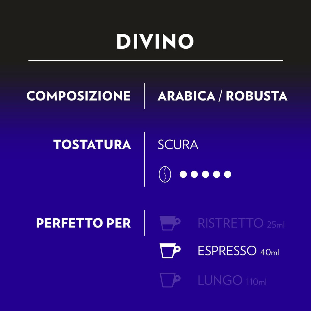 Capsule Lavazza A Modo Mio Divino – Espresso Vellutato con Note di Cacao e Frutta Esotica