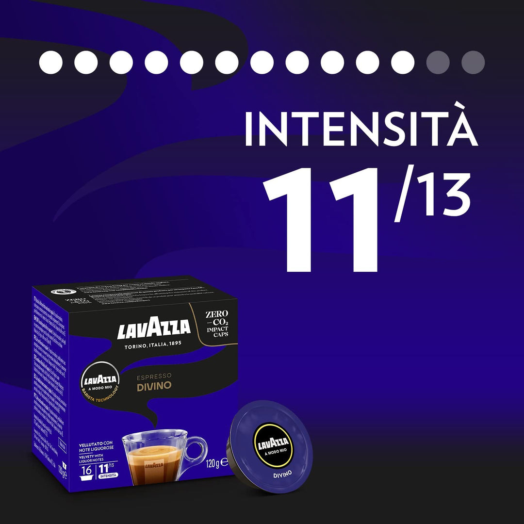 Capsule Lavazza A Modo Mio Divino – Espresso Vellutato con Note di Cacao e Frutta Esotica