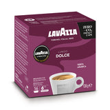 16 Capsule Lavazza A Modo Mio Lungo Dolce – Espresso Lungo 100% Arabica con Note Floreali e Fruttate