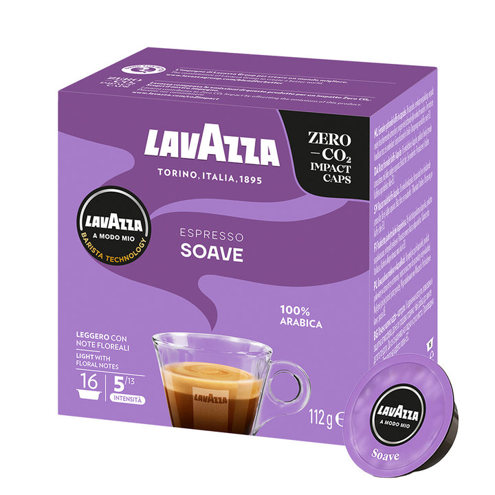 Capsule Lavazza A Modo Mio Soave – Espresso Leggero e Floreale 100% Arabica