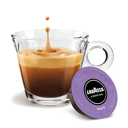 16 Capsule Lavazza A Modo Mio Soave – Espresso Leggero e Floreale 100% Arabica