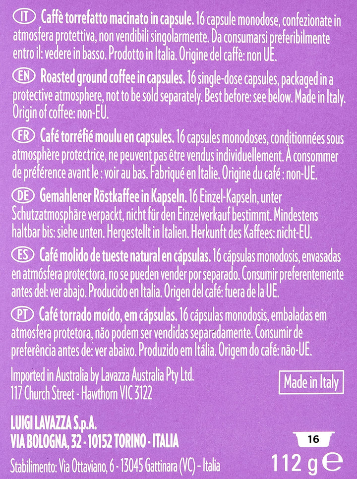Capsule Lavazza A Modo Mio Soave – Espresso Leggero e Floreale 100% Arabica