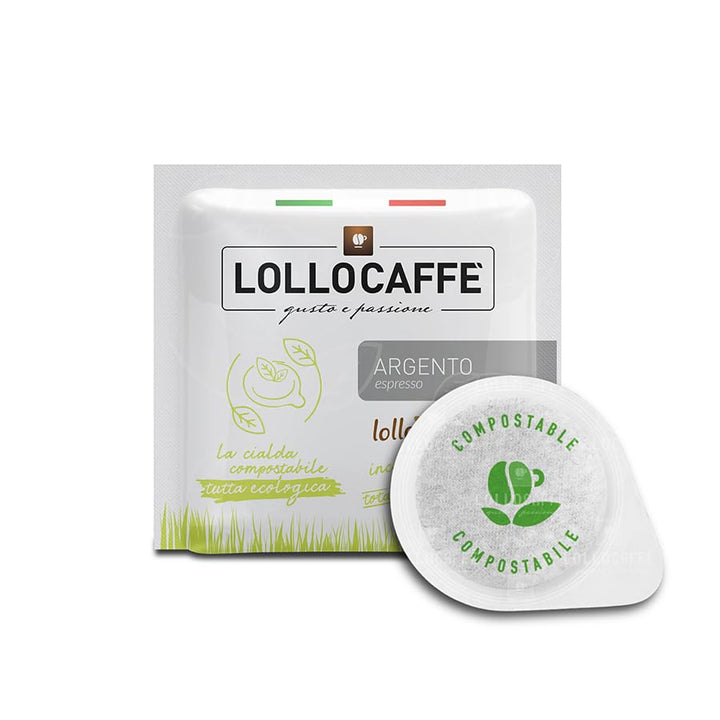 150 Cialde Ese 44mm Lollo Caffè Espresso Argento