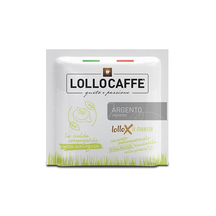 150 Cialde Ese 44mm Lollo Caffè Espresso Argento