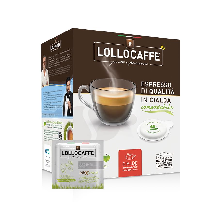 150 Cialde Ese 44mm Lollo Caffè Espresso Argento
