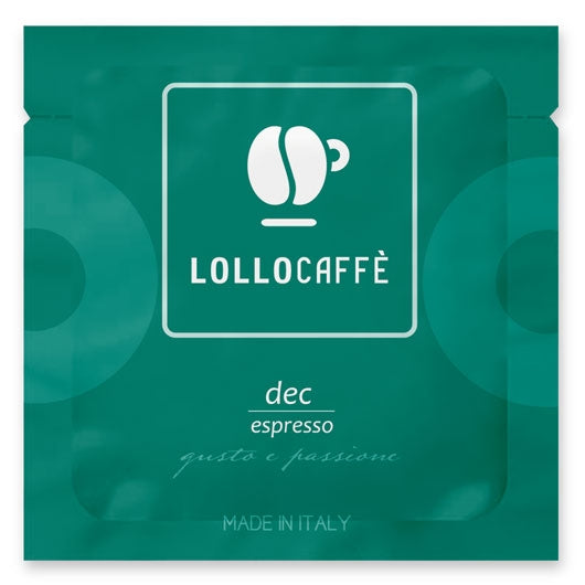 150 Cialde 44mm espresso dek Lollo Caffè Dec