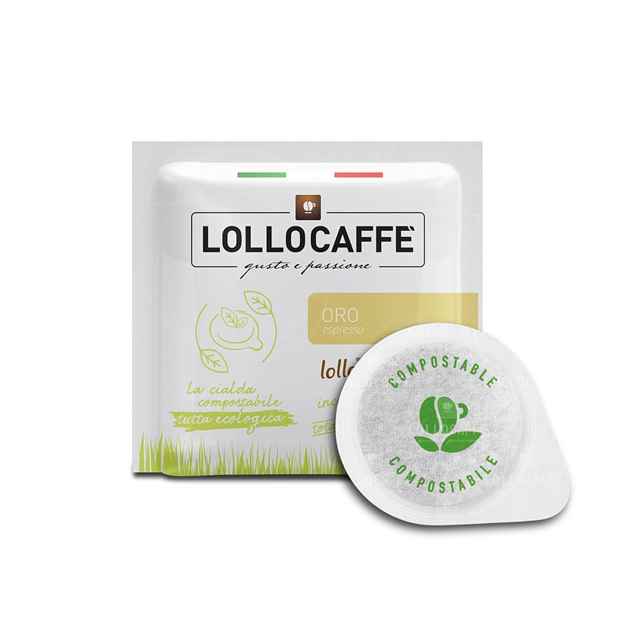 150 Cialde Ese 44mm Espresso Oro Lollo Caffè