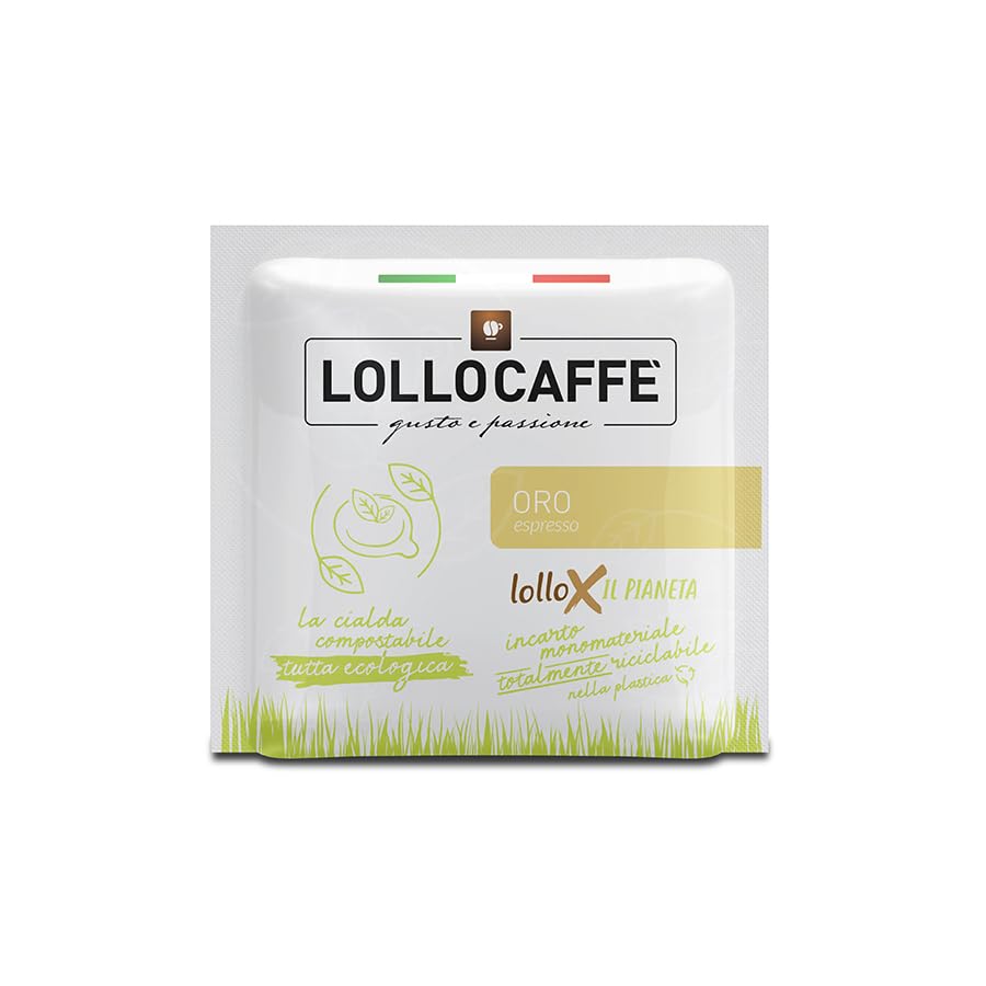 150 Cialde Ese 44mm Espresso Oro Lollo Caffè