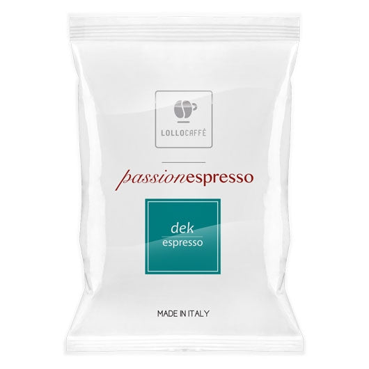 100 Capsule Caffè Lollo dek compatibili con Nespresso