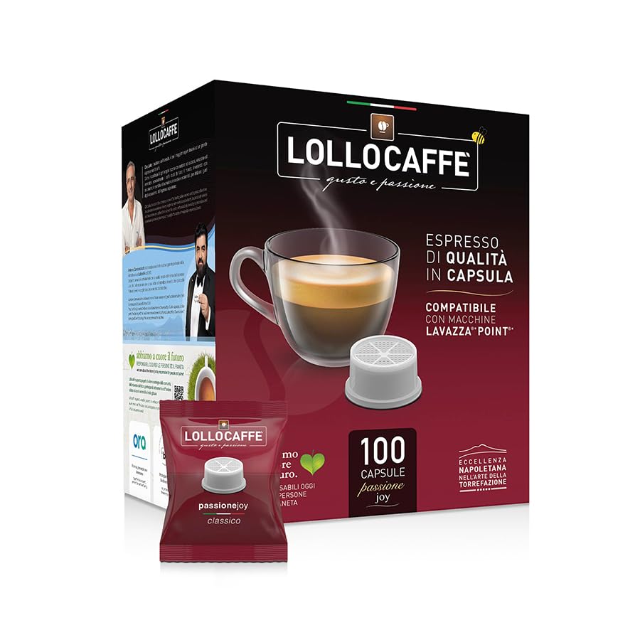 100 Capsule Lollo Caffè Classico Compatibili Espresso Point