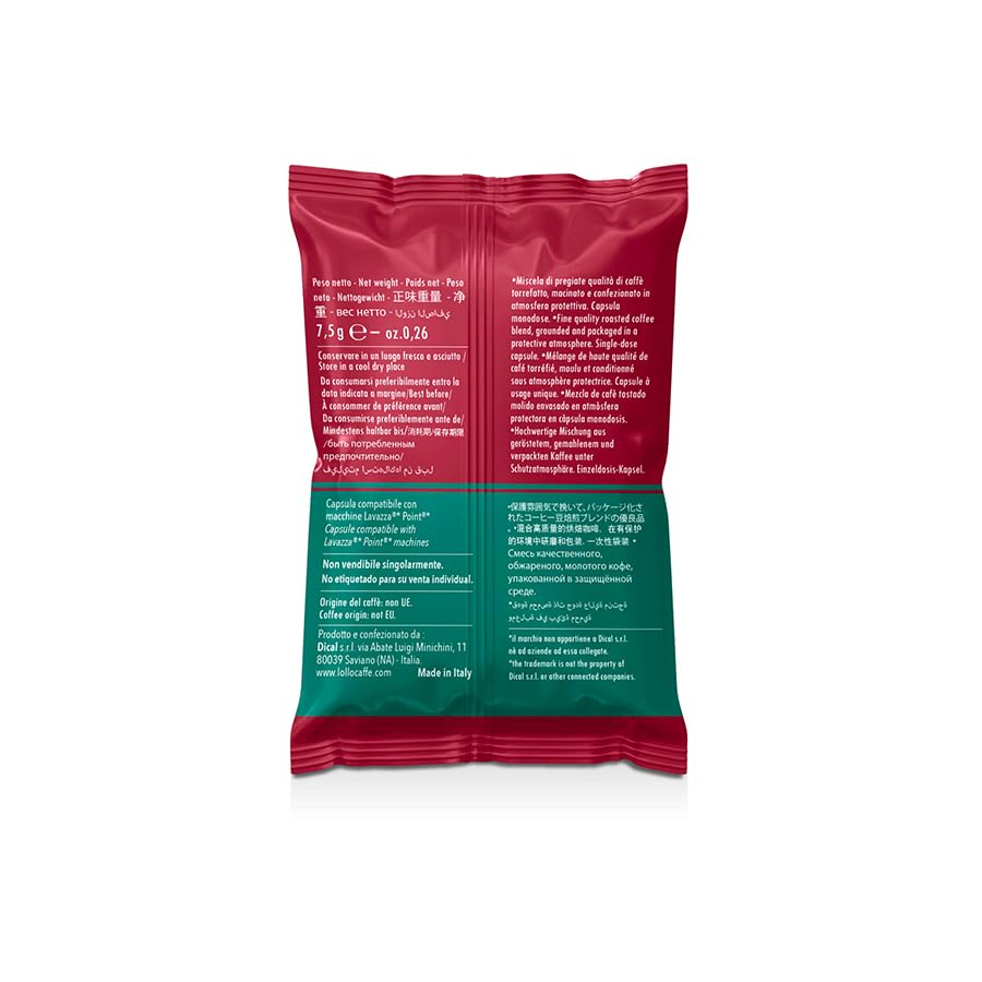 100 Capsule Dek Caffè Lollo PassioneJoy compatibili con Espresso Point