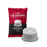 100 Capsule Nero Caffè Lollo Passionejoy Compatibili Espresso Point