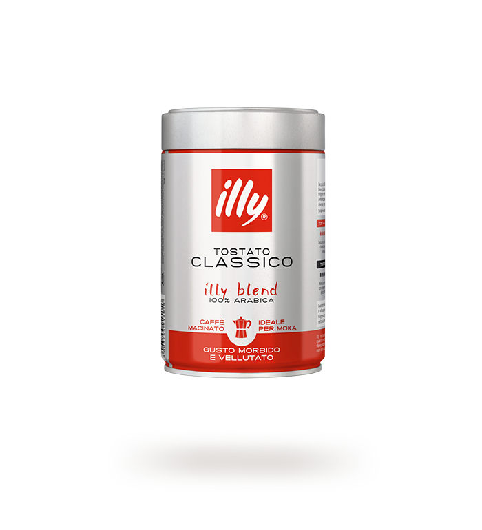 250g Illy Caffè Macinato per Moka Tostato Classico