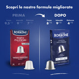 10 Capsule in alluminio caffè Borbone Compatibili Nespresso - Magica PALERMO