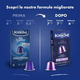 10 Capsule in alluminio caffè Borbone Compatibili Nespresso - Mia NAPOLI