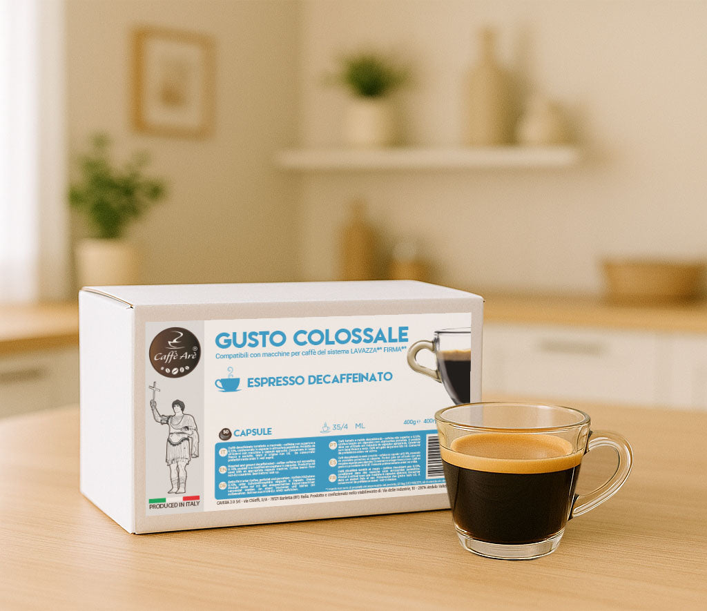 50 Capsule compatibili Lavazza firma miscela decaffeinato