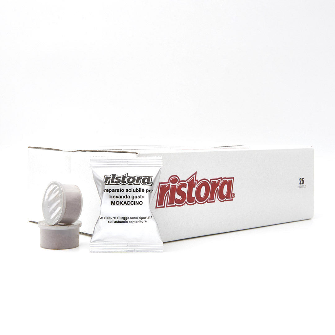 25 Capsule Compatibili Espresso Point Ristora - Mokaccino