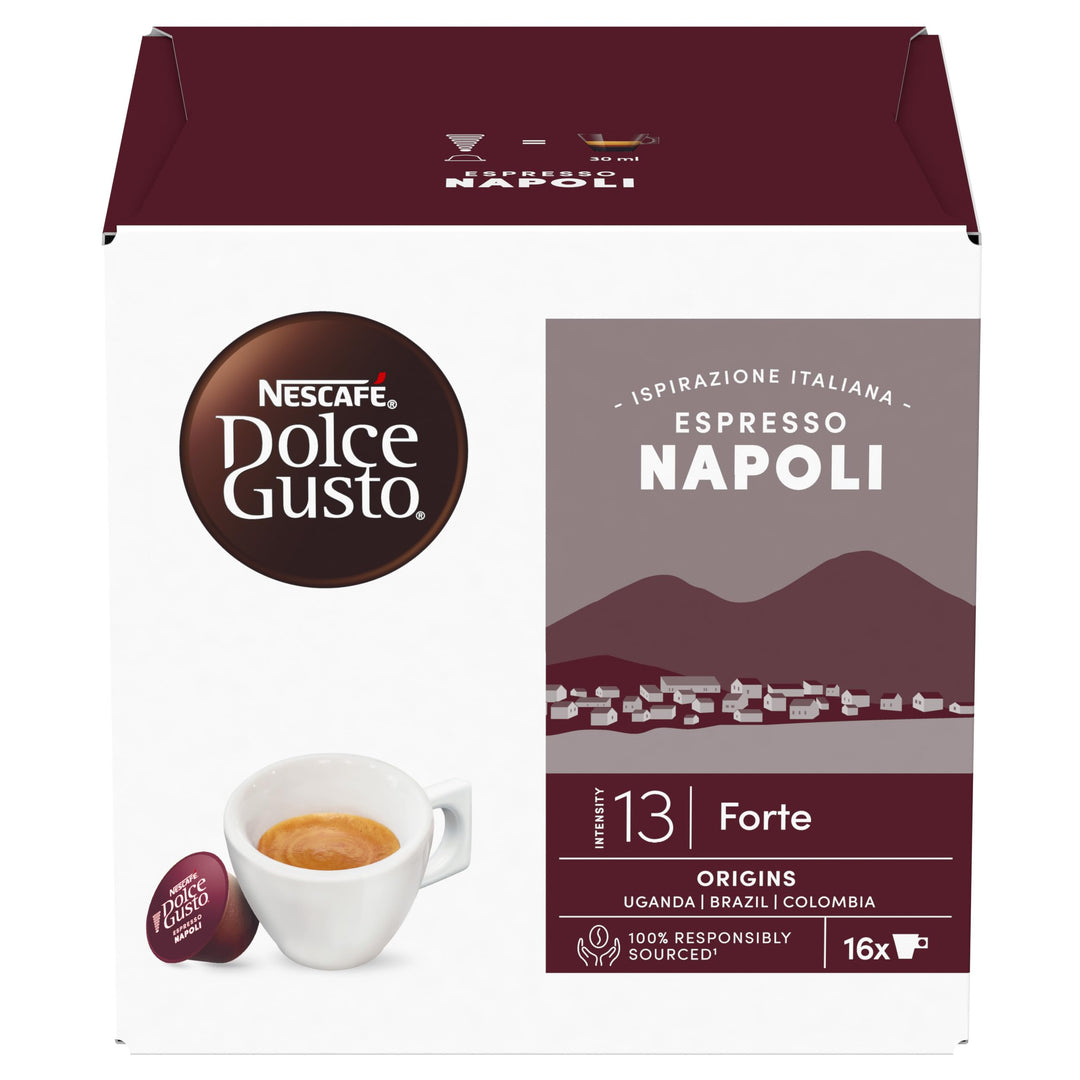 90 Capsule Nescafé Dolce Gusto - Ispirazione Italiana Espresso Napoli Maxiformato