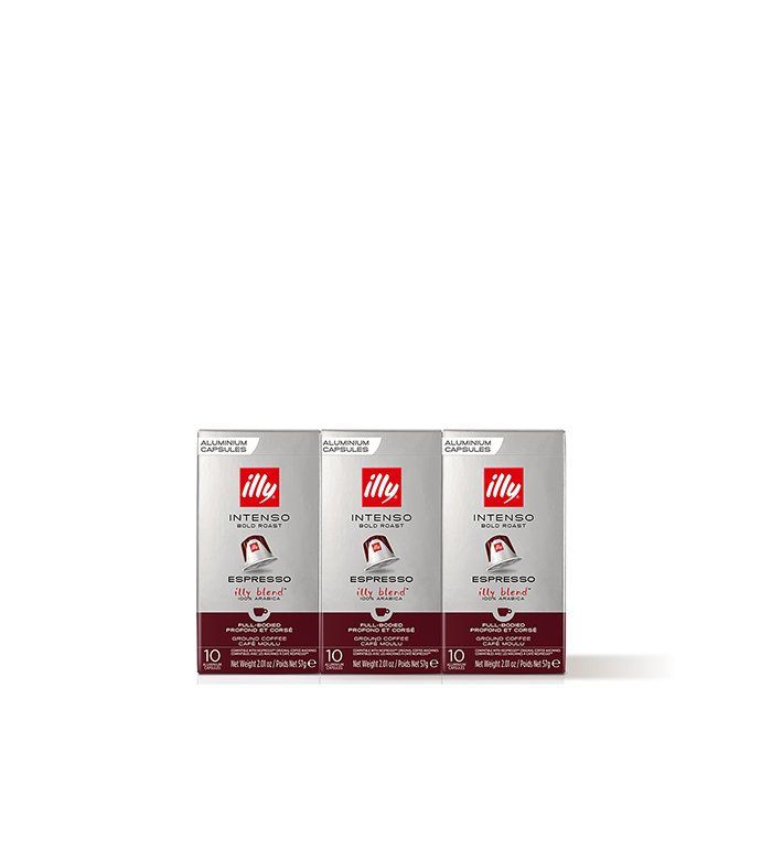 30 Capsule Illy per macchine Nespresso - Intenso