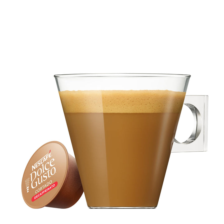 16 Capsule Cortado decaffeinato Nescafé Dolce Gusto