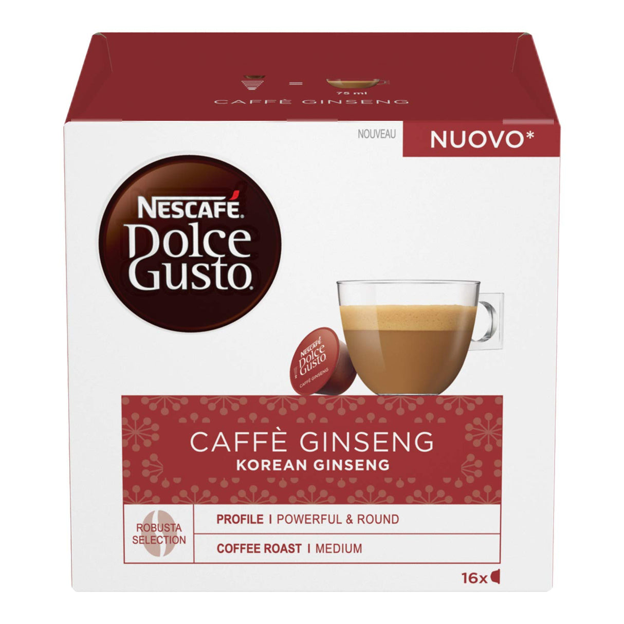 16 Capsule Nescafé Dolce Gusto - Caffè Ginseng