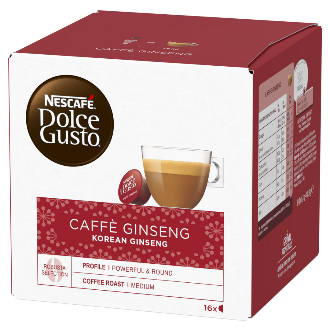 Nescafé Dolce Gusto Caffè Ginseng - 16 Capsule per DOlce Gusto