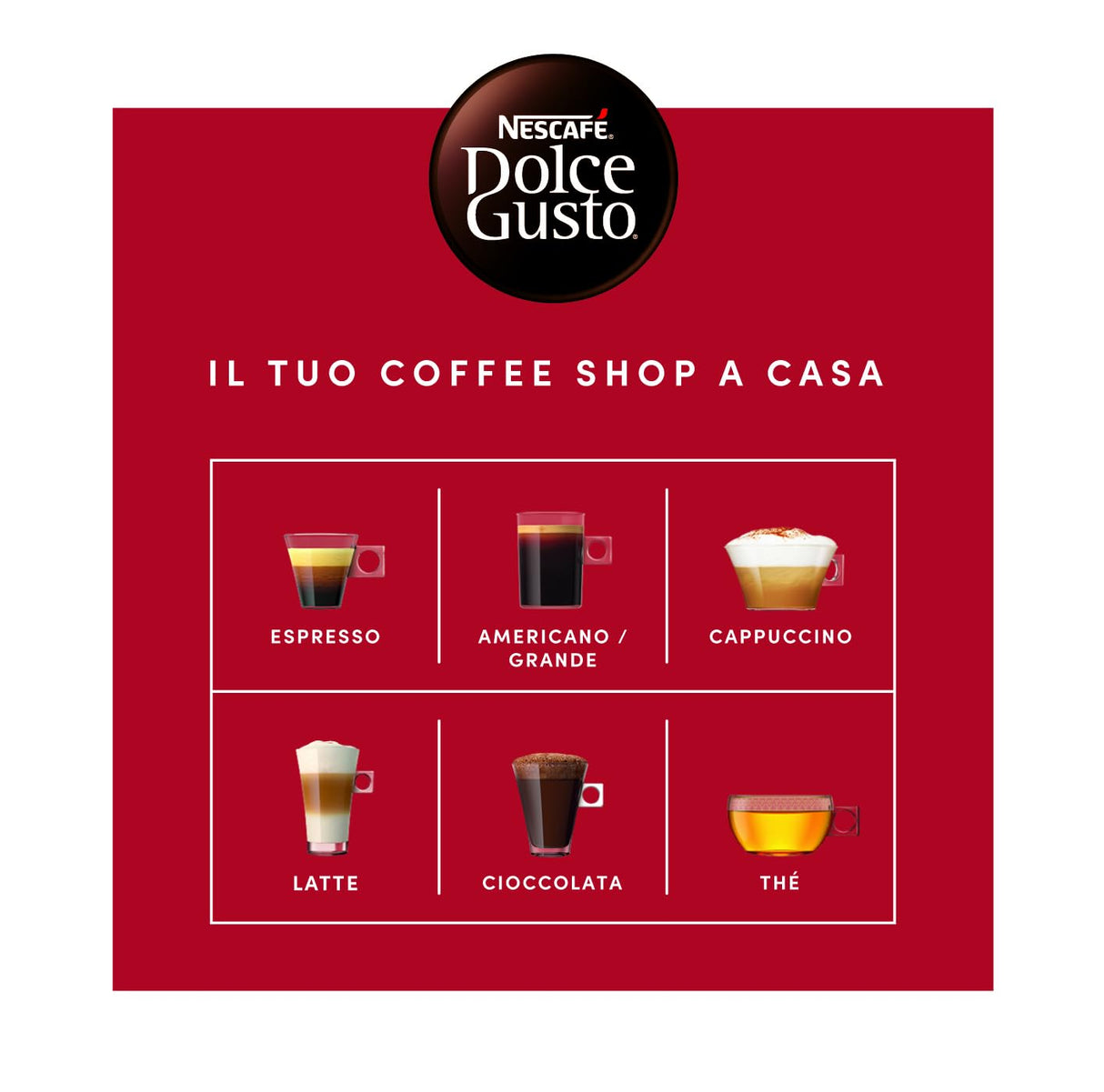 90 Capsule Nescafé Dolce Gusto Espresso Roma - Intenso e Cremoso, Confezione Risparmio 3x30