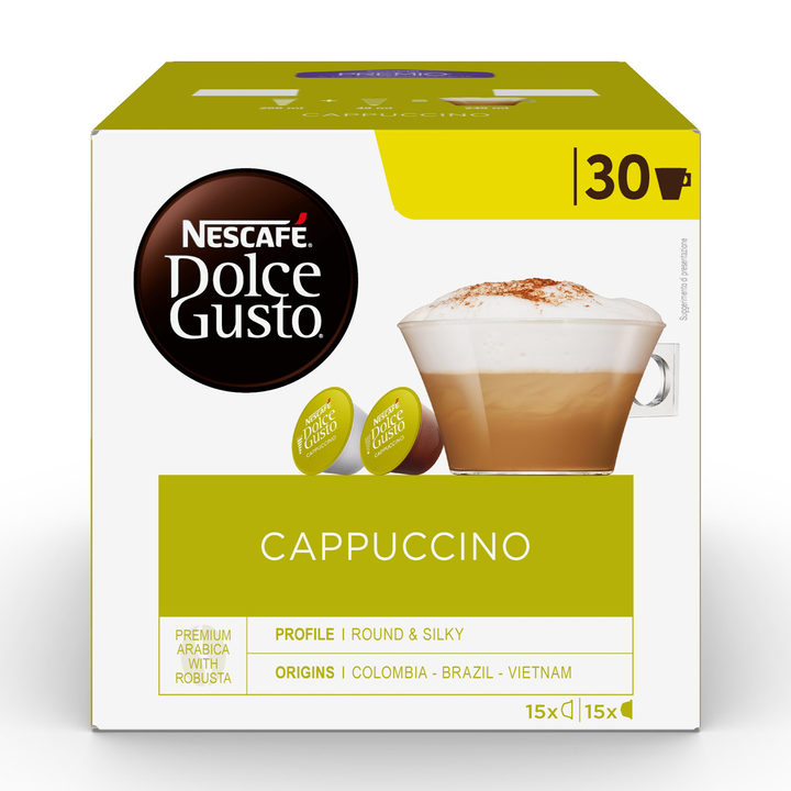 Nescafé Dolce Gusto Cappuccino - 30 Capsule compatibili con Dolce Gusto