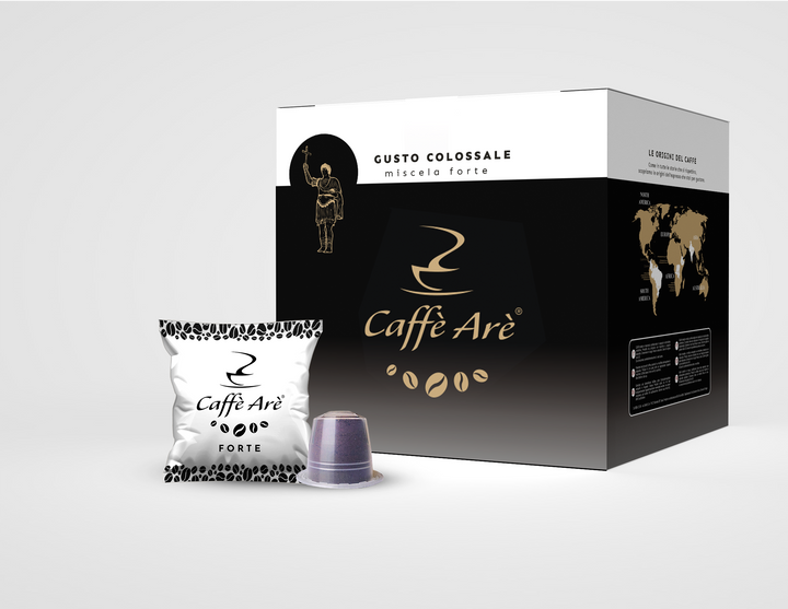 100 Capsule Caffè ARÈ compatibili Nespresso FORTE