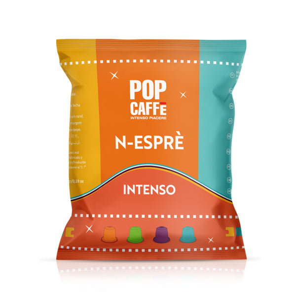 100 Capsule Pop Caffè N-esprè Intenso - Compatibili Nespresso