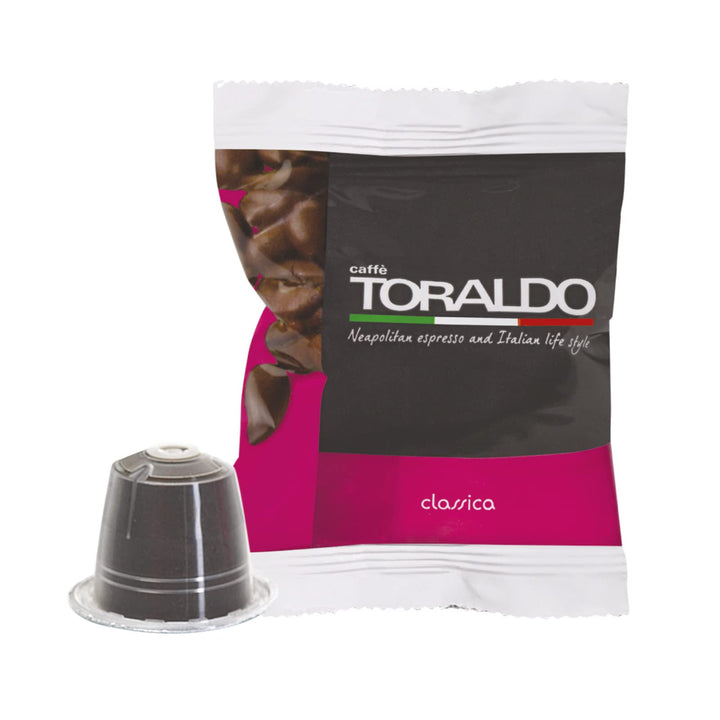 100 Capsule Compatibili Toraldo Nespresso - Miscela Classica