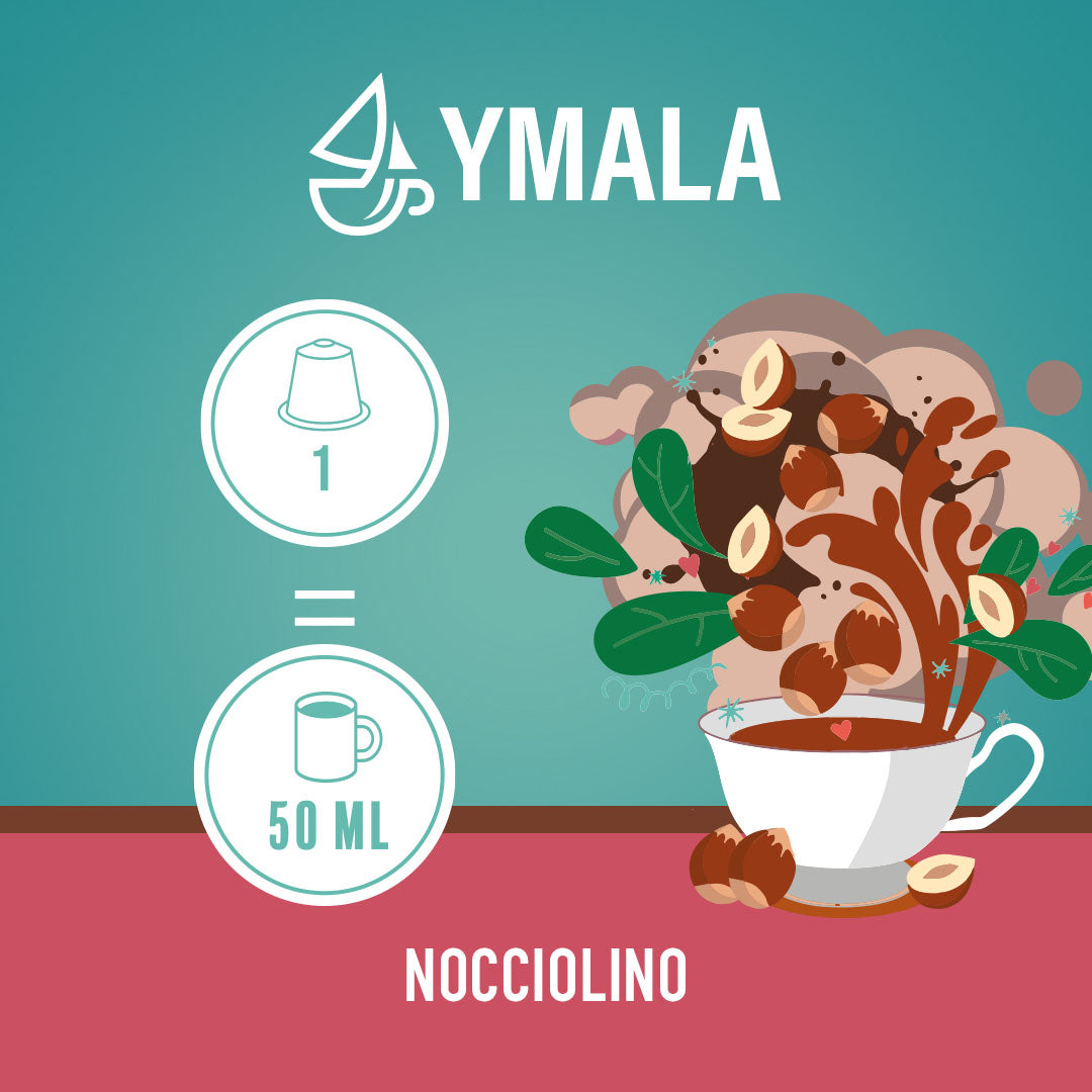Ymala 10 Capsule Nespresso - Nocciolino
