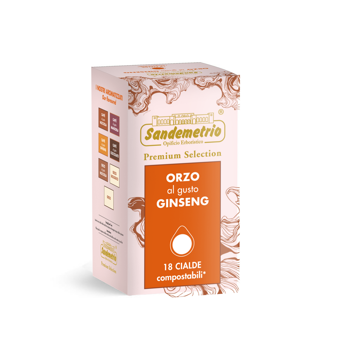 18 Cialde ESE 44 mm Sandemetrio - Orzo al Ginseng