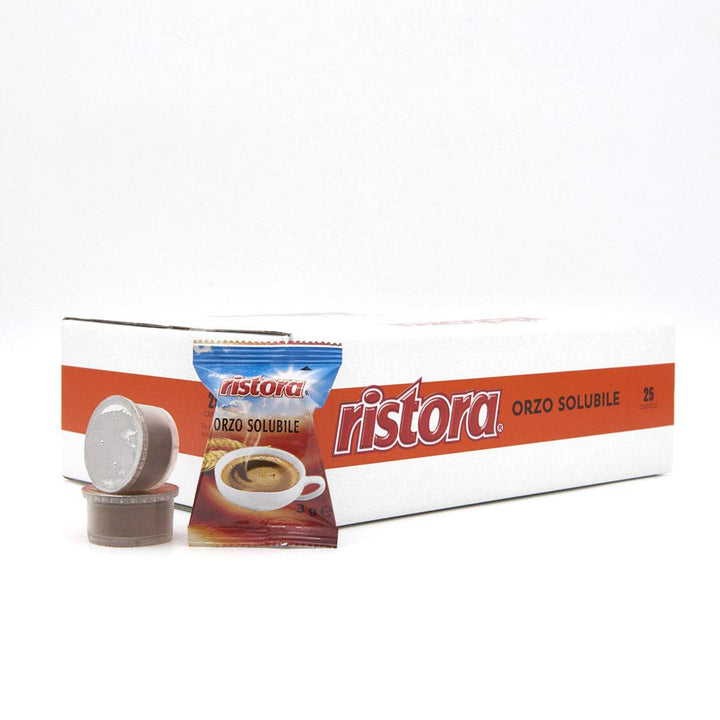 25 Capsule Ristora Orzo Compatibili Espresso Point – Bevanda Naturale e Leggera