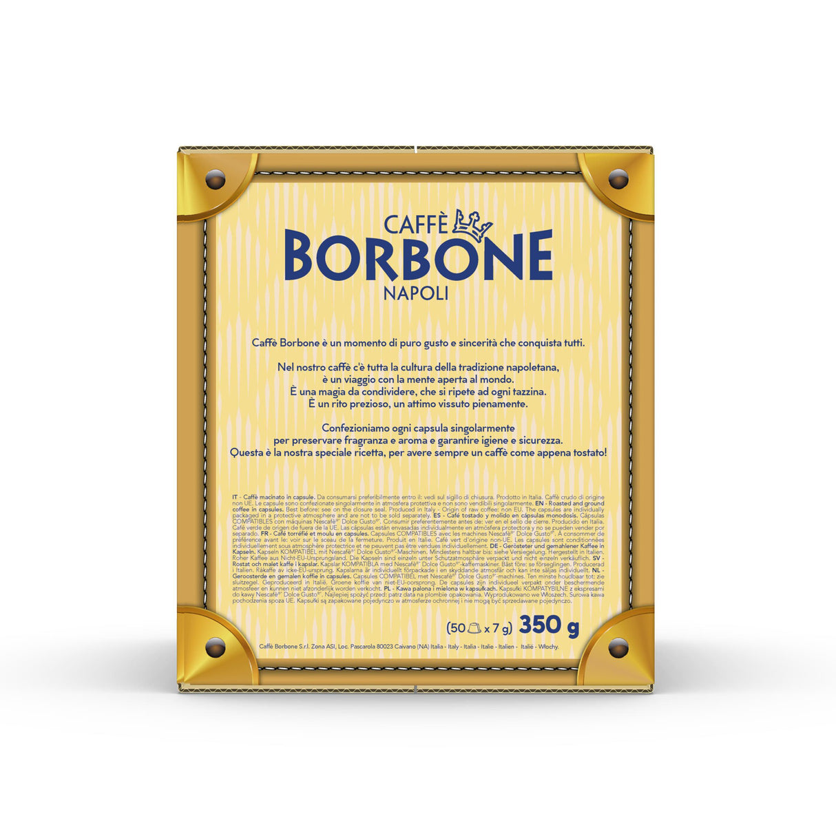 50 Capsule Borbone Rossa Compatibili Dolce Gusto – Gusto Forte e Deciso