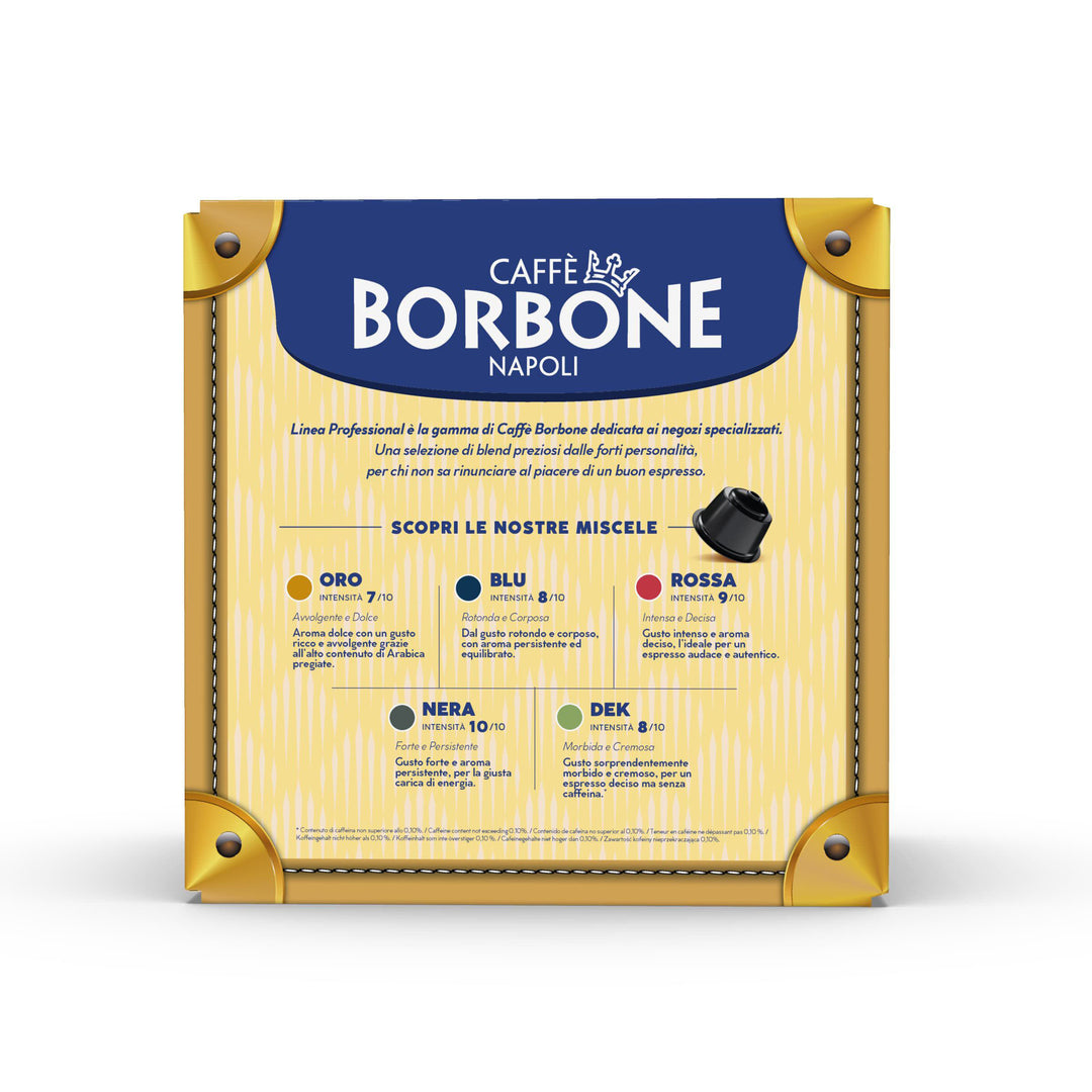 50 Capsule Borbone Nera Compatibili Dolce Gusto – Gusto Intenso e Persistente