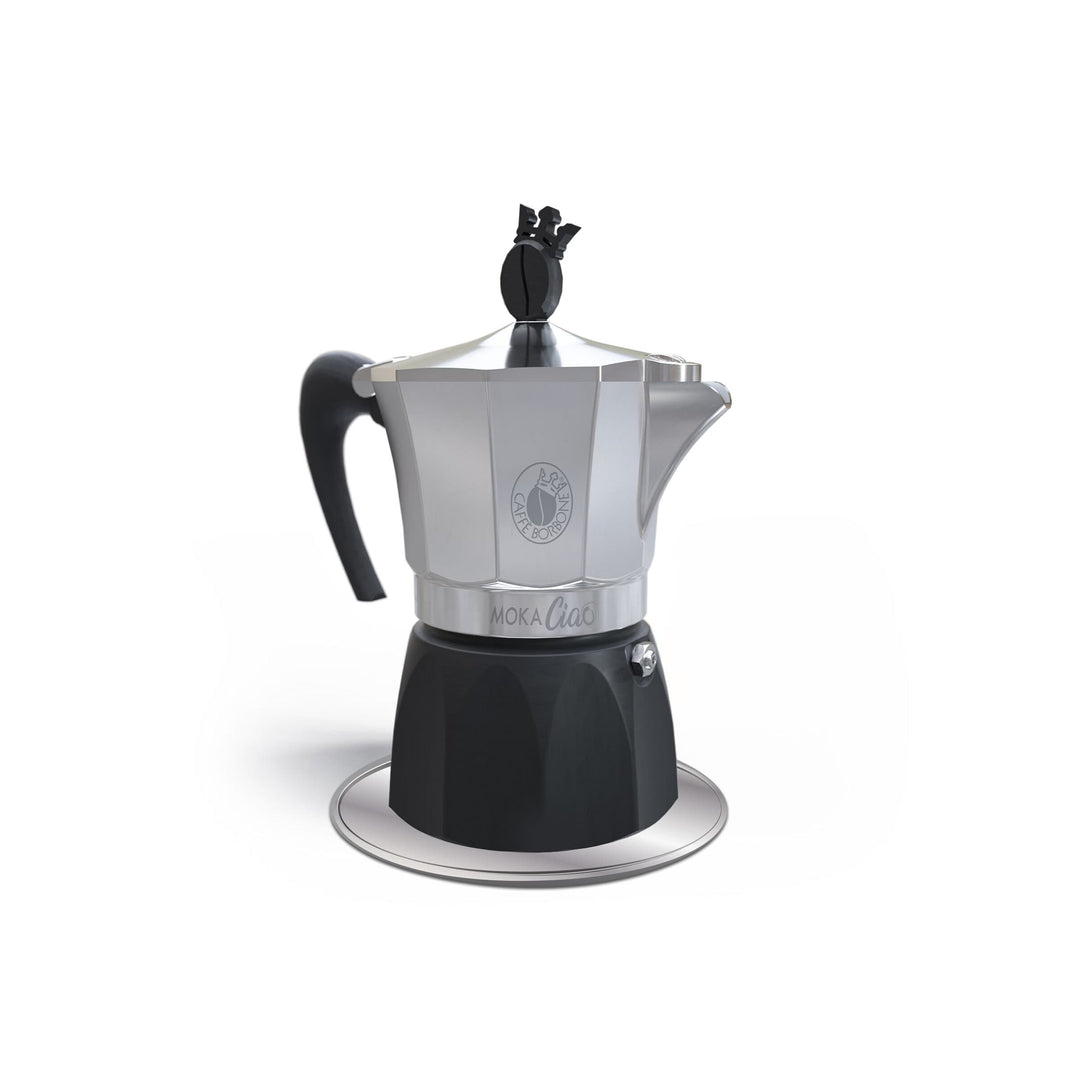 Moka Ciao Induzione Caffè Borbone + 15 Cialde Omaggio - Eleganza e Gusto Italiano