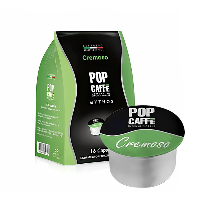 Pop Caffè 16 Capsule Mythos Miscela 2 Cremoso - compatibili per Illy Mps e Mitaca Mps